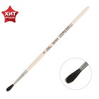 Кисть для рисования, белка, № 3, Calligrata, круглая, деревянная ручка - Фото 4