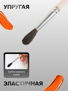 Кисть для рисования, белка, № 5, Calligrata, круглая, деревянная ручка - Фото 2