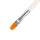 Кисть Синтетика Плоская №10 (ширина обоймы 10 мм; длина волоса 13 мм), деревянная ручка, Calligrata - фото 8467594