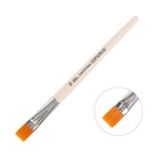 Кисть для рисования, синтетика, № 18, Calligrata, плоская, деревянная ручка - Фото 6