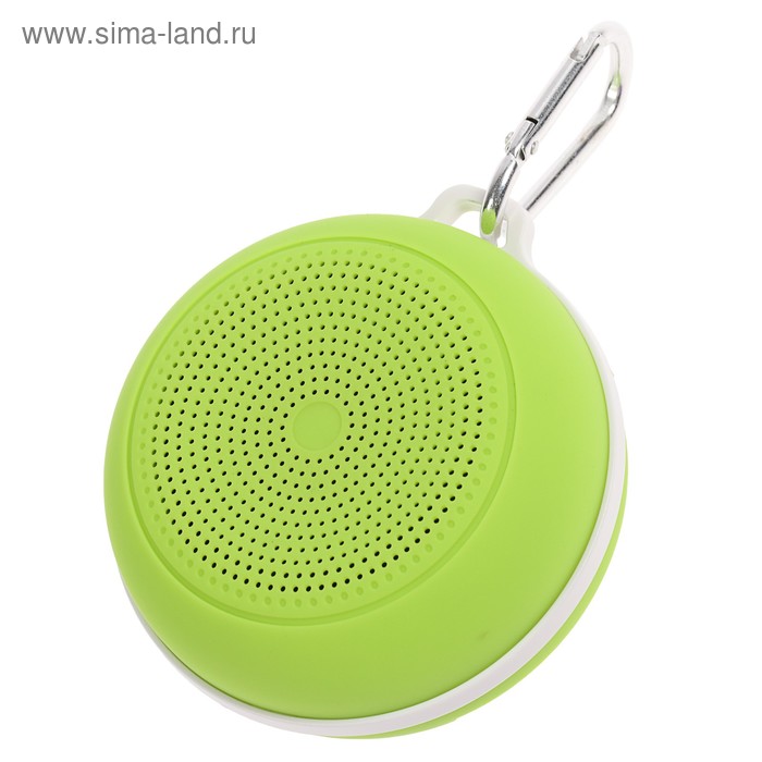 Портативная колонка Perfeo SPOT, FM, MP3, microSD, AUX, 3 Вт, 500 мАч, зеленая - Фото 1