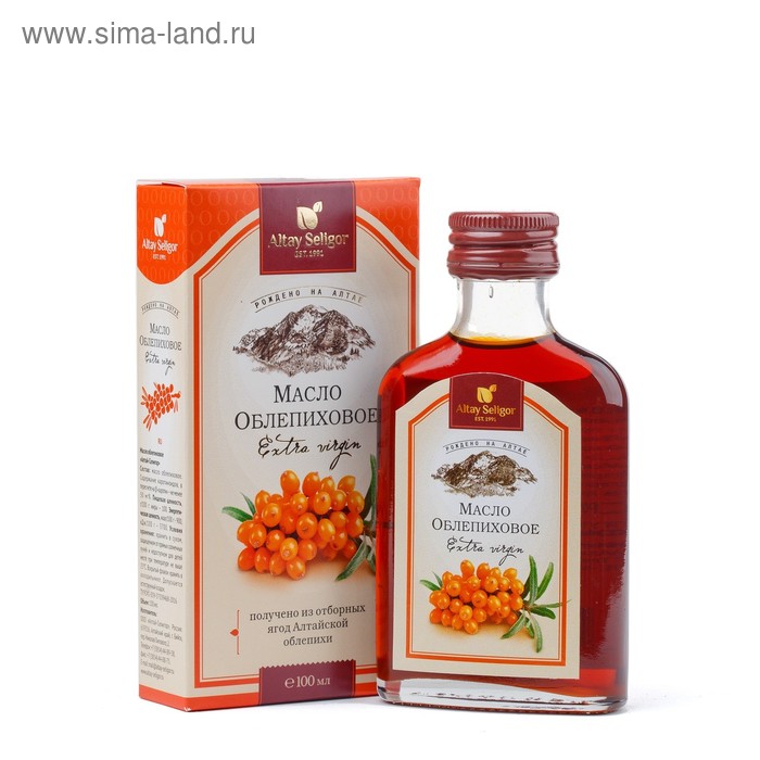 

Масло облепиховое Altay Seligor (50 мг/% каротиноидов), 100 мл.