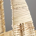 Плетёная корзина продуктовая, 52×31×14/45 см, ручное плетение, ива - Фото 4