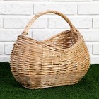 Корзина плетёная для хранения «Урожай», 39×23×16/24/32 см, ручное плетение, ива - Фото 1