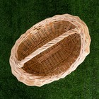 Корзина «Урожай», 39×23×16/24/32 см, ручное плетение, ива - Фото 3
