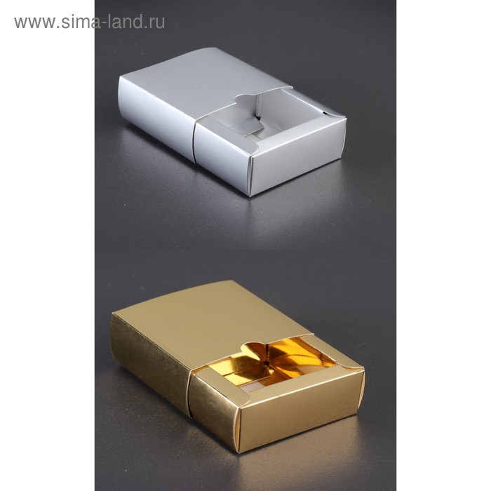 Коробка сборная 8 х 8 х 4 см МИКС - Фото 1