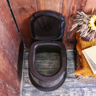 Туалет дачный, h = 35 см, без дна, с отверстиями для крепления к полу, коричневый - Фото 3