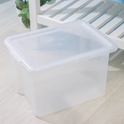 Контейнер для хранения Porter, 21 л, 43×32×27 см, с крышкой, прозрачный - Фото 8