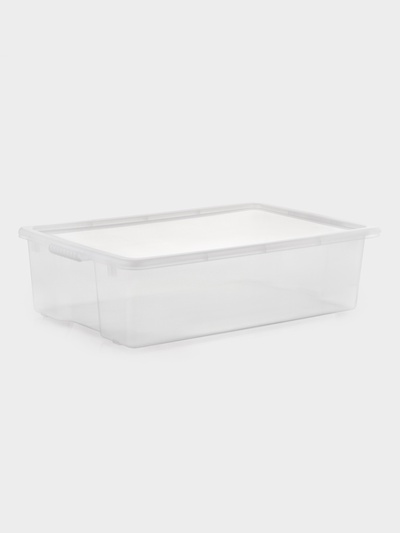 Контейнер для хранения с крышкой Porter, 32 л, 65.9×41.6×17.5 см, МИКС