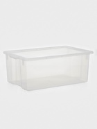 Контейнер для хранения Porter, 50 л, 66×42×26 см, с крышкой, прозрачный - Фото 1