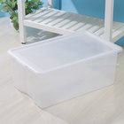 Контейнер для хранения Porter, 50 л, 66×42×26 см, с крышкой, прозрачный - Фото 8