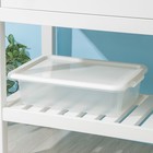 Контейнер для хранения Porter, 8 л, 41×31×11 см, с крышкой, слоновая кость - Фото 2