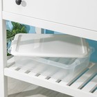 Контейнер для хранения Porter, 8 л, 41×31×11 см, с крышкой, слоновая кость - Фото 4