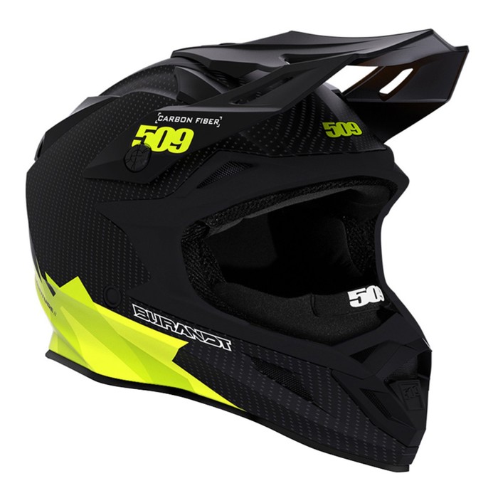 Шлем 509 Altitude Carbon Fidlock, размер XS, чёрный, жёлтый - фото 1908468107