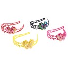 ободок для волос глянец блеск узор бабочка - Фото 1