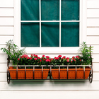 Подставка для цветов балконная, 102 × 21 × 44 см, металл, цвет бронзовый - Фото 3
