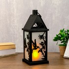 Ночник с эффектом огня "Колибри" 21хLED черный 13,5х13,5х38 см RISALUX - фото 20941261