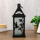 Ночник с эффектом огня "Колибри" 21хLED черный 13,5х13,5х38 см RISALUX - фото 20941262