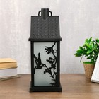 Ночник с эффектом огня "Колибри" 21хLED черный 13,5х13,5х38 см RISALUX - фото 20941263