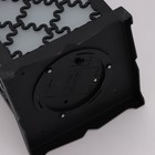 Фигурка светящаяся RISALUX «Фонарь: Домашний очаг с эффектом пламени», 21×LED, ночник, чёрный, 13.5×13.5×38 см - фото 7345511