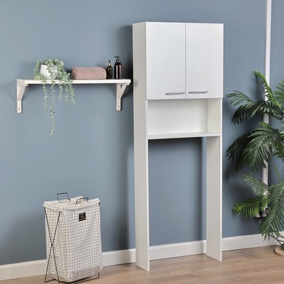 Стеллаж для ванной комнаты «Клик Мебель. Пронто», 660×230×1850 мм, цвет белый