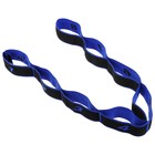 Эспандер-лента Sangh, эластичная, с захватами, 90×4 см, цвет синий - Фото 3