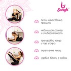 Эспандер-лента эластичная с захватами, 90×4 см, MEDIUM, цвет розовый - Фото 2