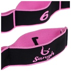 Эспандер-лента эластичная с захватами, 90×4 см, MEDIUM, цвет розовый - Фото 6