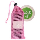 Эспандер-лента эластичная с захватами, 90×4 см, MEDIUM, цвет розовый - Фото 7