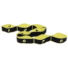 Эспандер-лента Sangh, эластичная, с захватами 90×4 см, цвет жёлтый - Фото 4