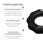 Эспандер кистевой ONLYTOP, массажный, 40 кг, цвет чёрный - Фото 2