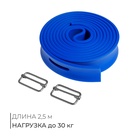 Эспандер-лента, 2.5 м, до 30 кг, цвета МИКС - Фото 1