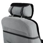 Накидка на переднее сиденье, велюр, размер 55×150 см, черный - Фото 4