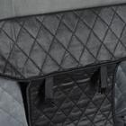 Накидка на переднее сиденье, велюр, размер 55 х 150 см, серый - фото 8467822