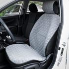 Накидка на переднее сиденье, велюр, размер 55 х 150 см, серый - фото 8467819