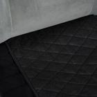 Накидка на переднее сиденье, велюр, размер 55 х 130 см, черный, широкое сиденье - Фото 5