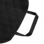 Накидка на переднее сиденье, велюр, размер 55 х 130 см, черный, широкое сиденье - Фото 9