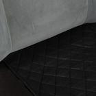 Накидка на переднее сиденье, велюр, размер 55 х 130 см, коричневый, широкое сиденье - фото 8467888