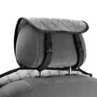 Накидка на переднее сиденье, велюр, размер 55 х 150 см, серый - фото 8807812