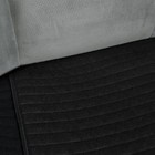 Накидка на переднее сиденье, велюр-премиум, размер 55 х 130 см, черный, широкое сиденье - фото 8467902