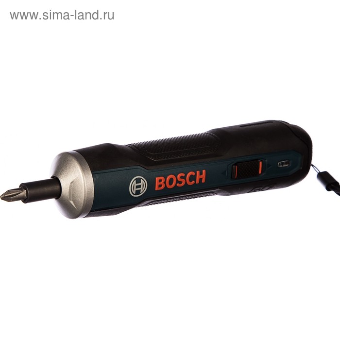 Аккумуляторная отвертка Bosch GO, 3.6 В, 360 об/мин, 1500 mA, max d=5 мм, Li-lon, бита PH2 - Фото 1