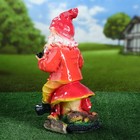 Садовая фигура "Гном на грибочке", разноцветная, гипс, 44.5 см, микс - Фото 5