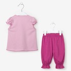 Комплект (кофточка, брюки) для девочки, цвет сиреневый, рост 86 см - Фото 3
