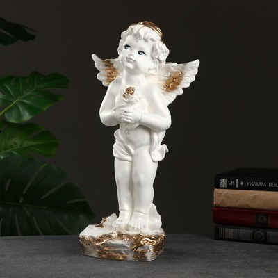 Фигурка «Ангел большой», гипс, перламутр, 44×20×15 см