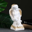 Фигура "Ангел на Пьедестале" белый 25х14х12см - фото 2884181