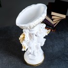 Подставка для мелочей «Ангелы», гипс, белая, 48×28×19 см - фото 45232159