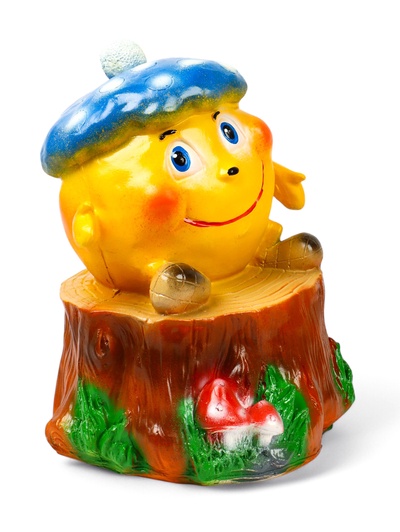 Садовая фигура из гипса «Кругляш в кепке», 46×35×35 см