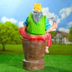 Садовая фигура из полистоуна «Баба-яга с гармонью», 80×35×55 см 4379246 - фото 319878540