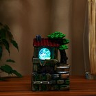 Фонтан "Домик в тропиках" 10х14х18 см (с подсветкой) 4295434