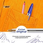 Ручка шариковая, чернила синие, BIC Cristal Soft, узел 1.2 мм, мягкое экономичное широкое письмо, прозрачный тонированный корпус - Фото 6